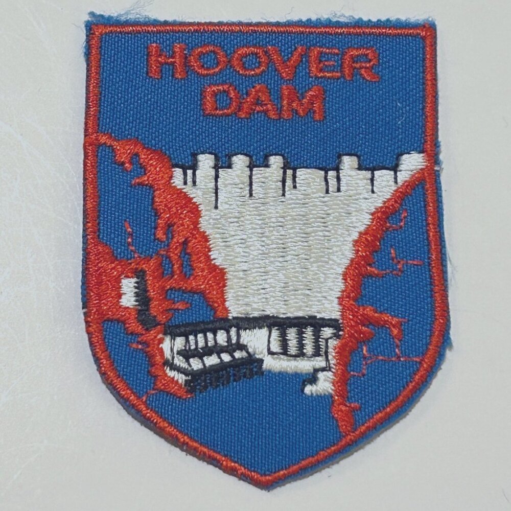 Hoover Dam Embroidered Patch UNUSED